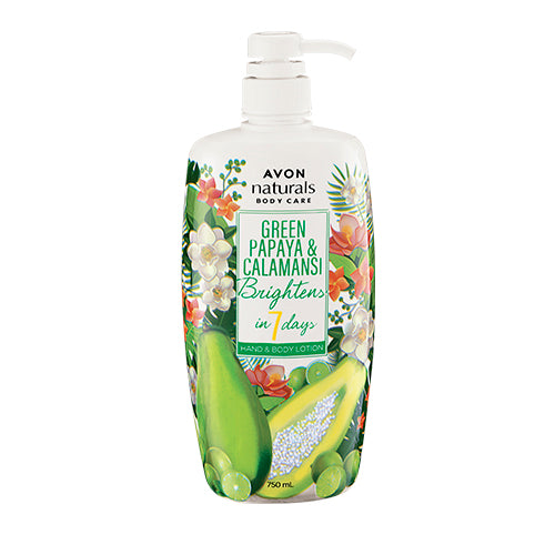 Avon Personal Care Natural Green Papaya 750ML