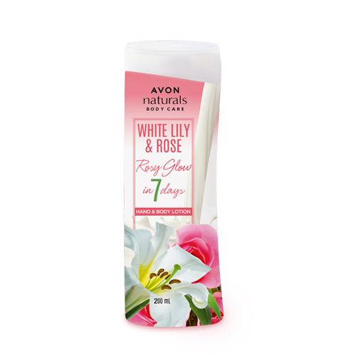 Avon Lotion Care Nat. Wht Lily & Rose