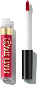Avon Cosmetics Power Stay Liq Lip Resilient Red