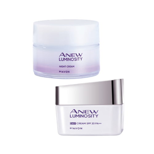 Avon Personal Care Anew Luminos. Day & Night Creams