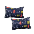 Dakki 18x28 2-In-1 Cars Racing Pillow