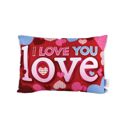 Dakki Pillow 18X28 2N1 Kt Red Love