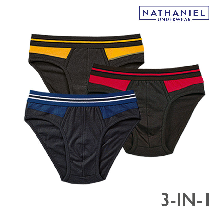 Alessandro Men's Multicolor 3-in-1 Brief