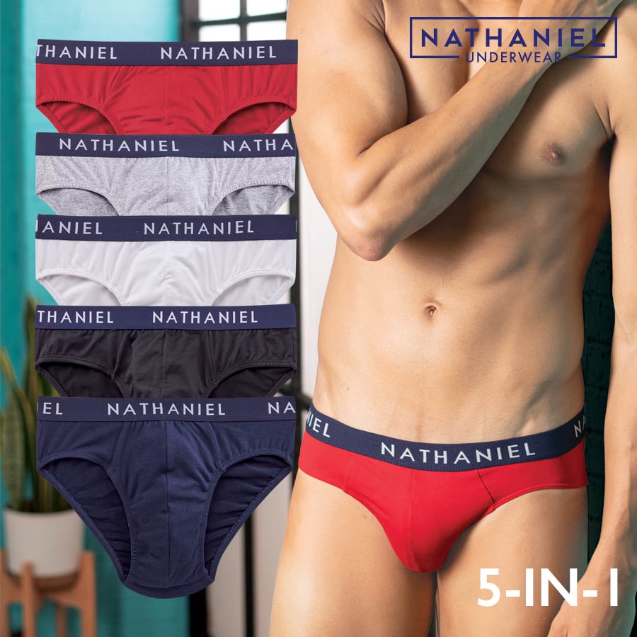 Gentleman Men's Multicolor 5-in-1 Basic Bikini Brief