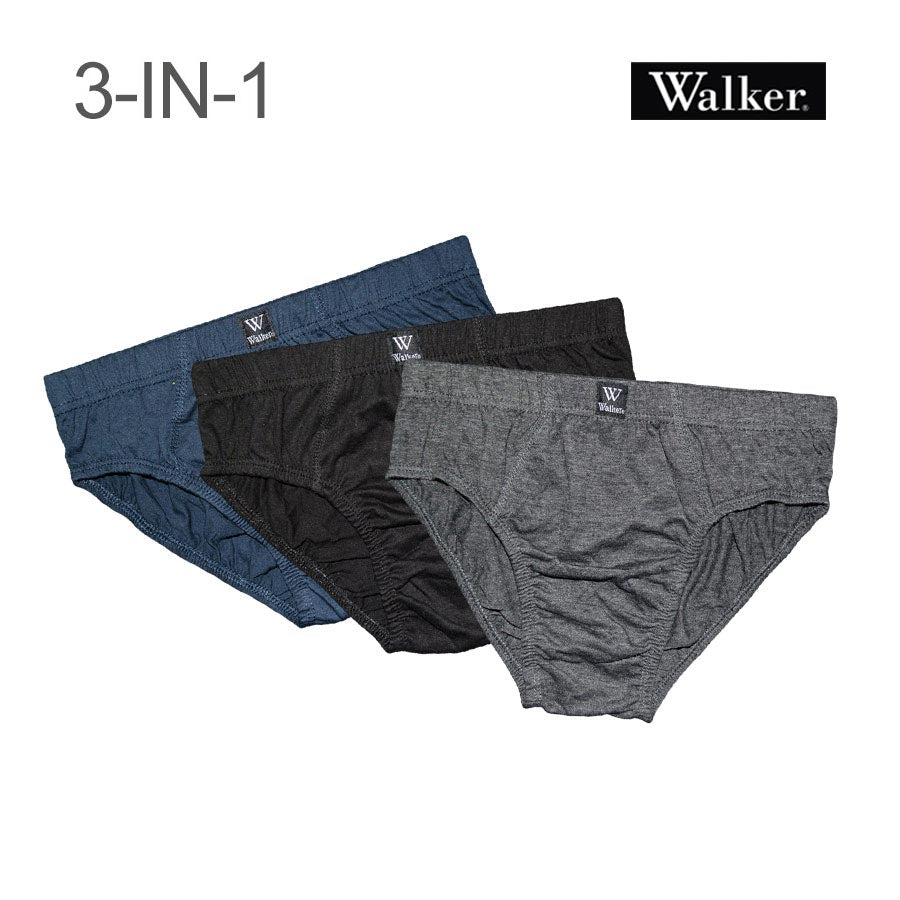 Arjun Walker Men's 3-in-1 Brief with Inside Garter