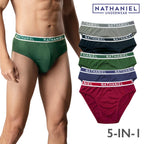 Albertroy Men's Multicolor 5-in-1 Plain Bikini Brief