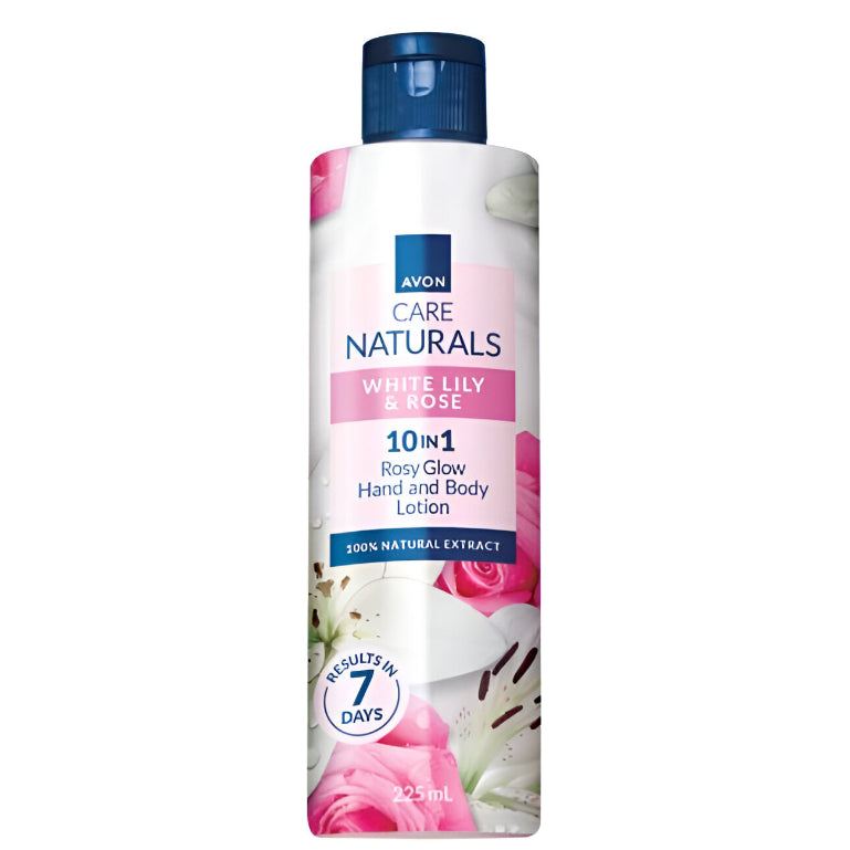 Avon Care Naturals White Lily and Rose Hand and Body Lotion