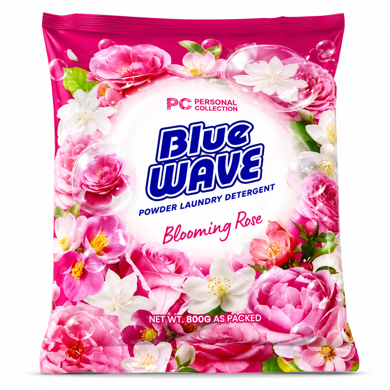 Personal Collection Blue Wave Powder Laundry Detergent Blooming Rose – 800 g