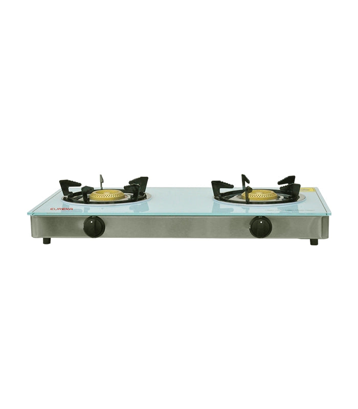 Eureka EGS GDR Gas Stove Glass Double Burner