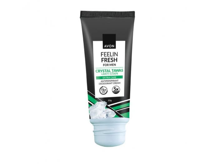Avon Feelin Fresh For Him Crystal Tawas Anti-perspirant Deodorant Cream