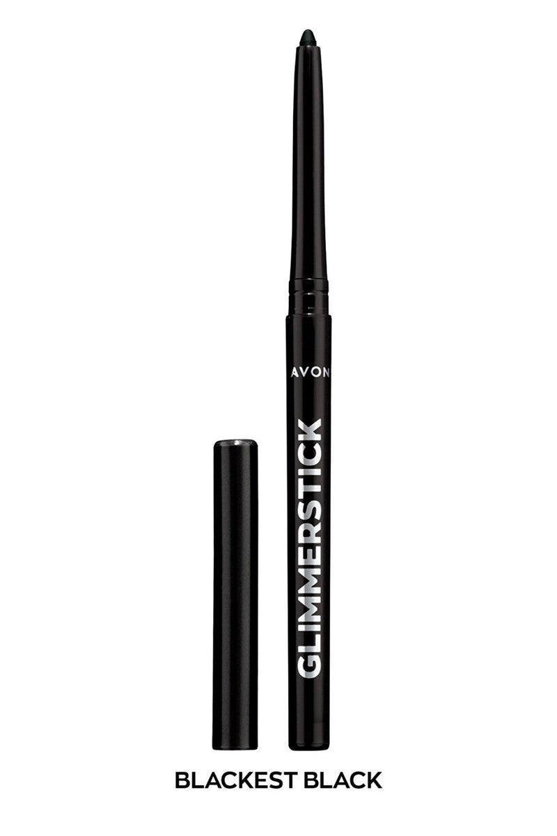 Avon Cosmetics Glimmerstick Eyeliner Blackest Black