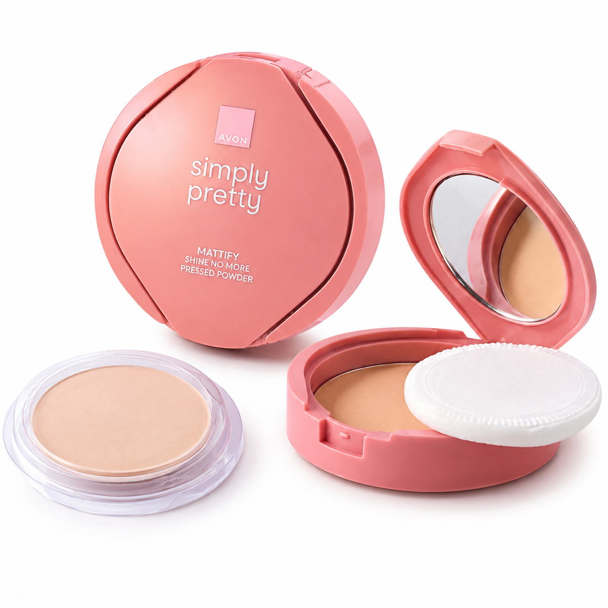 Avon Simply Pretty Shine No More Pressed Powder 10g