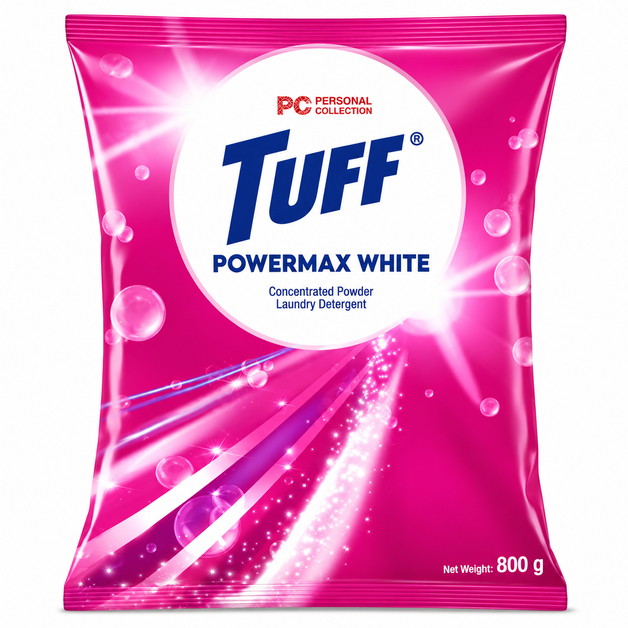 Personal Collection Tuff Powermax White Concentrated Powder Laundry Detergent – 800 g